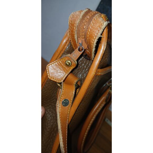 Dooney Bourke Vintage All-Weather Leather Briefcase Messenger Bag Used Good Cond - Picture 8 of 16